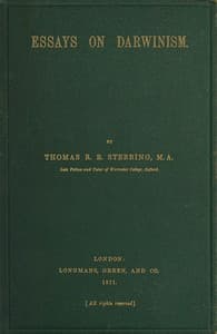 Essays on Darwinism