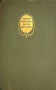 The Old Humanities and the New Science book cover