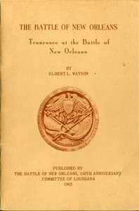 Tennessee at the Battle of New Orleans book cover