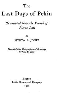 The Last Days of Pekin book cover