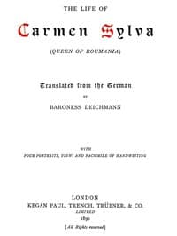 The Life of Carmen Sylva (Queen of Roumania)
