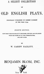 A Select Collection of Old English Plays, Volume 15