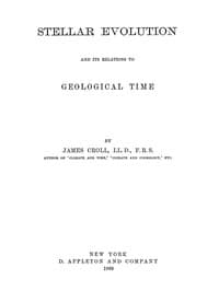 Stellar Evolution and Its Relations to Geological Time