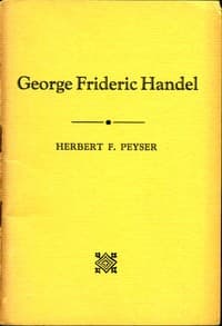 George Frideric Handel book cover