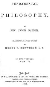 Fundamental Philosophy, Vol. 2 (of 2)