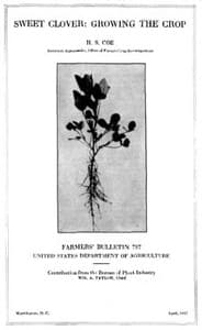 Sweet Clover: Growing the Crop book cover