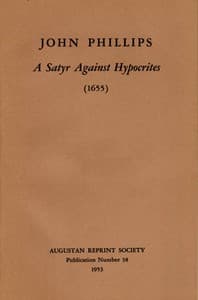 A Satyr Against Hypocrites book cover