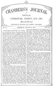 Chambers's Journal of Popular Literature, Science, and Art, No. 711, August 11, 1877 book cover