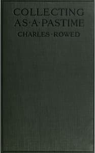 Collecting as a Pastime book cover
