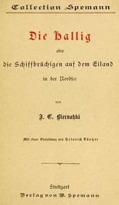 Die Hallig: Die Schiffbrüchigen auf dem Eiland in der Nordsee book cover
