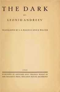 The dark book cover