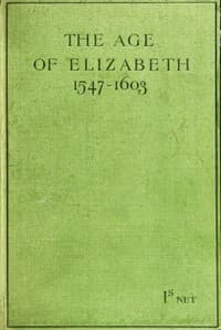 The Age of Elizabeth (1547-1603) book cover