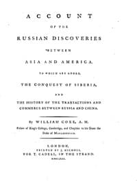 Account of the Russian Discoveries between Asia and America
To which are added, the conquest of Siberia, and the history of the transactions and commerce between Russia and China book cover