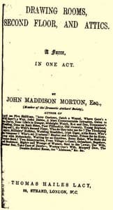 Drawing Rooms, Second Floor, and Attics: A Farce, in One Act book cover