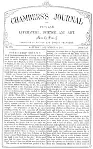 Chambers's Journal of Popular Literature, Science, and Art, No. 715
September 8, 1877