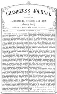 Chambers's Journal of Popular Literature, Science, and Art, No. 718
September 29, 1877