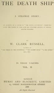The Death Ship: A Strange Story, Vol. 2 (of 3) book cover