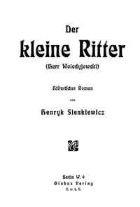 Der kleine Ritter (Herr Wolodyjowski): Historischer Roman