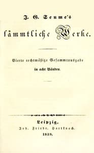 Sämmtliche Werke 1-2: Mein Leben / Spaziergang nach Syrakus im Jahre 1802
Vierte rechtmäßige Gesammtausgabe in acht Bänden