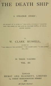 The Death Ship: A Strange Story, Vol. 3 (of 3) book cover