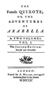 The Female Quixote; or, The Adventures of Arabella, v. 1-2