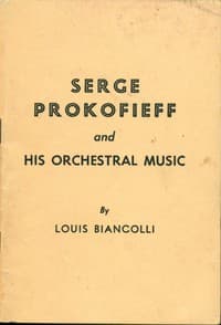 Serge Prokofieff and his orchestral music