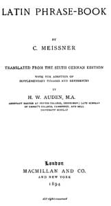 Latin Phrase-Book book cover