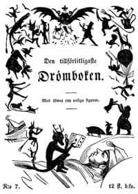 Den tillförlitligaste Drömboken: Med öfwer 100 roliga figurer book cover