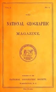 The National Geographic Magazine, Vol. I., No. 4, October, 1889