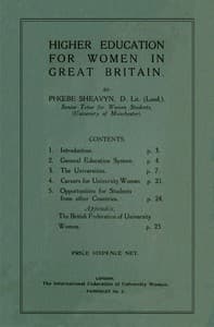 Higher Education for Women in Great Britain