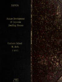 Future Development of Japanese Dwelling Houses book cover