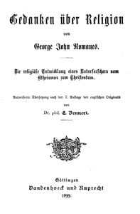 Gedanken über Religion
Die religiöse Entwicklung eines Naturforschers vom Atheismus zum Christentum. book cover