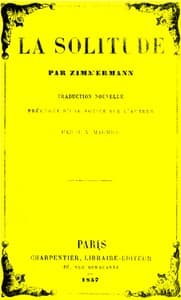 La solitude book cover