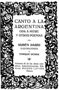 Canto a la Argentina, Oda a Mitre y otros poemas
Obras Completas Vol. IX