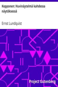 Kepponen: Huvinäytelmä kahdessa näytöksessä
