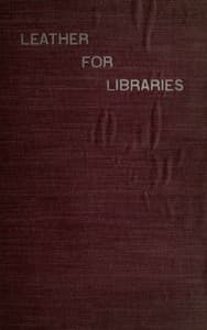 Leather for Libraries
