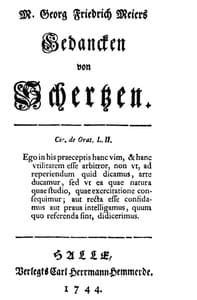 Gedancken von Schertzen