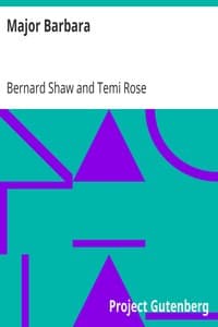 Major Barbara book cover