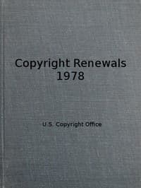 Copyright Renewals 1978