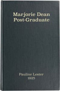 Marjorie Dean, Post-Graduate book cover