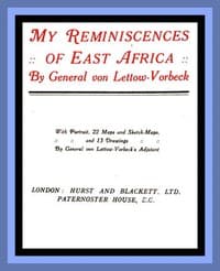 My Reminiscences of East Africa