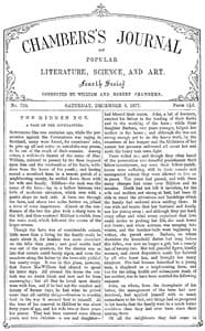 Chambers's Journal of Popular Literature, Science, and Art, No. 728, December 8, 1877