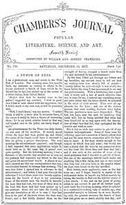 Chambers's Journal of Popular Literature, Science, and Art, No. 729, December 15, 1877