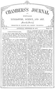 Chambers's Journal of Popular Literature, Science, and Art, No. 730
December 22, 1877