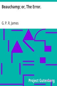 Beauchamp; or, The Error. book cover