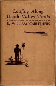 Loafing along Death Valley trails book cover