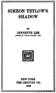 Simeon Tetlow's Shadow book cover
