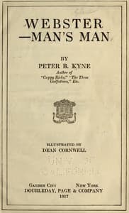 Webster—Man's Man book cover