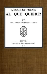 A Book of Poems, Al Que Quiere! book cover