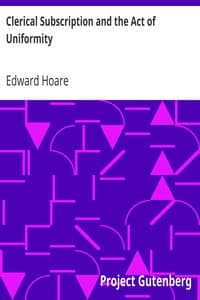Clerical Subscription and the Act of Uniformity book cover